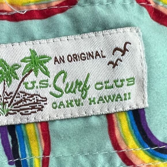 US Surf Club Rainbow Gay Pride Mens Boardshorts Mens Size Medium - Picture 4 of 6